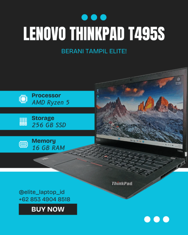 Lenovo ThinkPad T495s Ryzen 5 pro 16/256